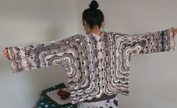 Cardigan Jacheta Cafea cu lapte
