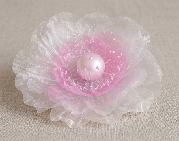 Flori Gigant din Organza pentru decor evenimente-central,scaune si mese