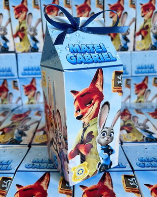 Cutii pentru dulciuri Zootopia personalizate