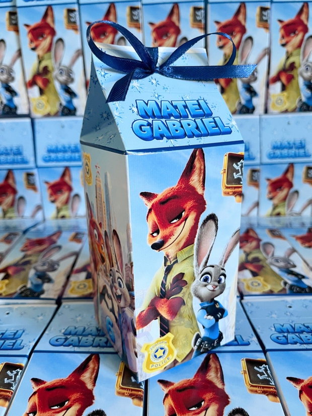 Cutii pentru dulciuri Zootopia personalizate