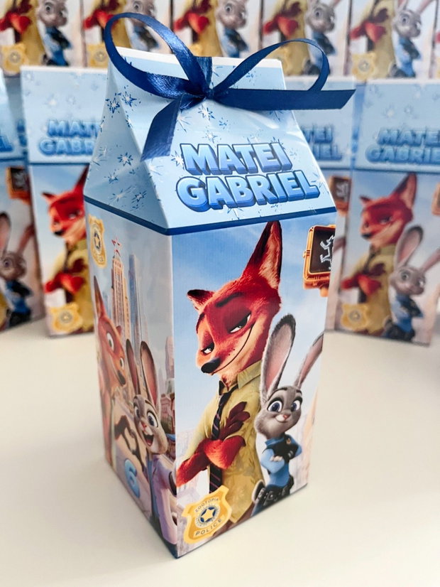 Cutii pentru dulciuri Zootopia personalizate