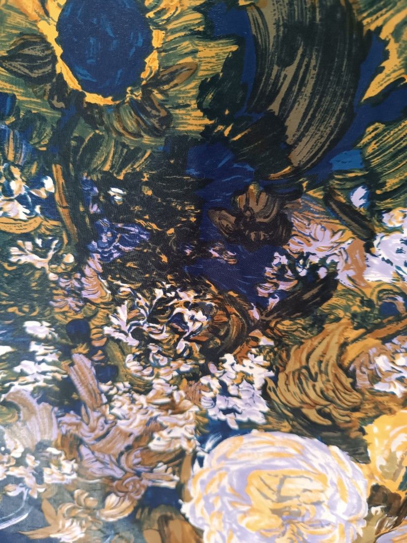 Eșarfa Van Gogh print Floarea soarelui