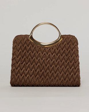 Clutch elegant maro din piele ecologica intoarsa cu design modern