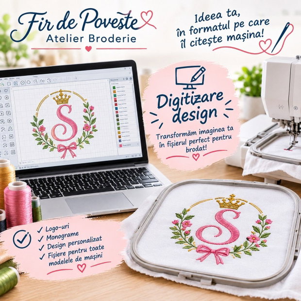 Digitizare și pregătire design