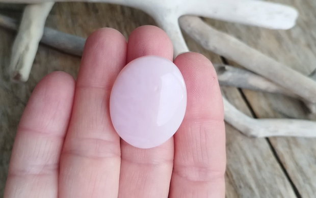 Inel reglabil opal roz