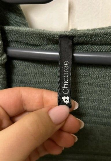Cardigan verde lung