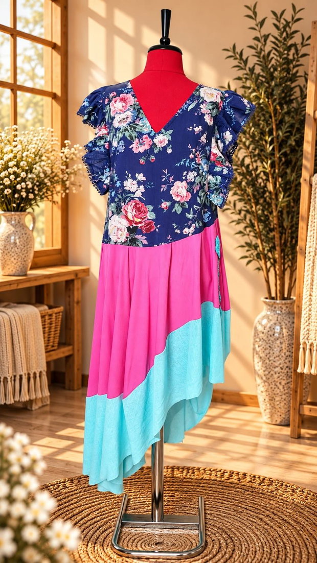 Rochie/bluză Grădina de Azur