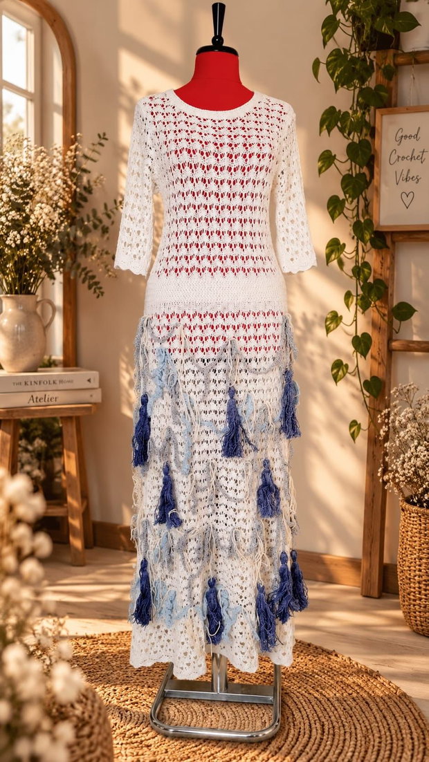 Rochie Dantelă de Cer