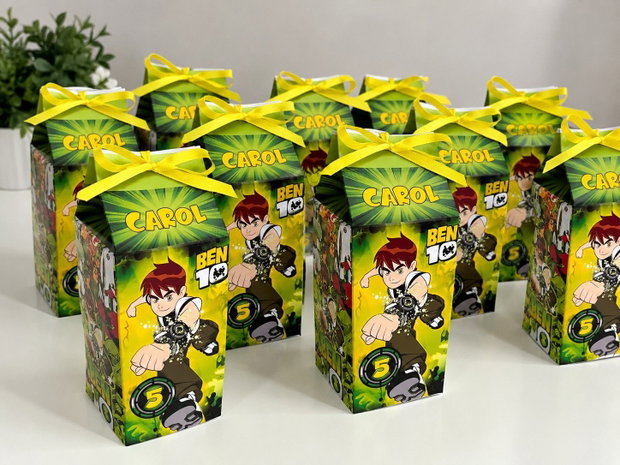 Cutii pentru dulciuri Ben 10 personalizate