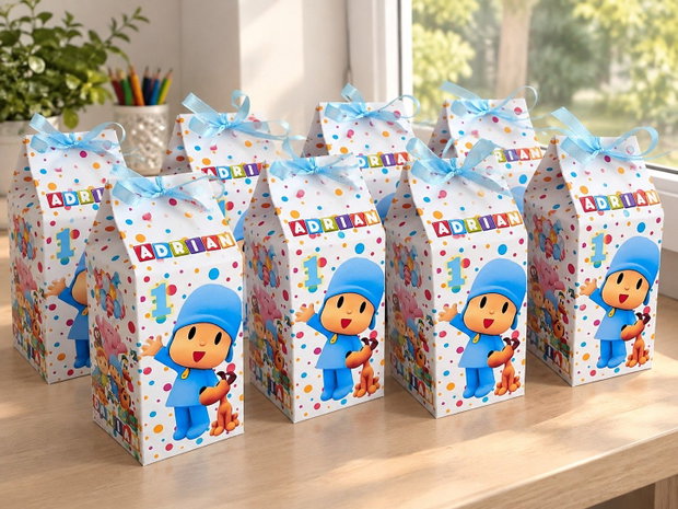 Cutii pentru dulciuri Pocoyo personalizate