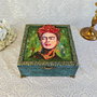 Cutie din lemn-Frida Kahlo