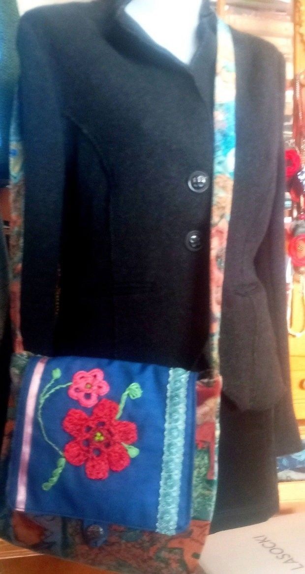 geanta poveste rustica florala