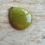 Cabochon opal verde, 32x26x7 mm