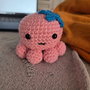 Octopus roz croșetat