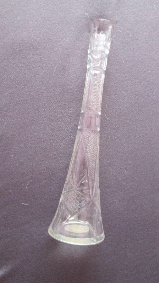 vaza cristal alb