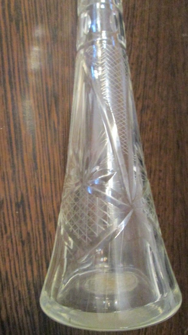 vaza cristal alb