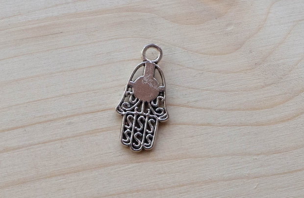 Pandantiv Mâna Fatimei cu ochi protector (evil eye)