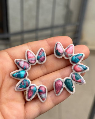 Cercei handmade botanicals