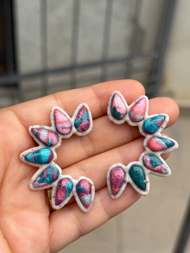 Cercei handmade botanicals