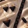Set din mărgele Miyuki ,,Noapte irizată,,