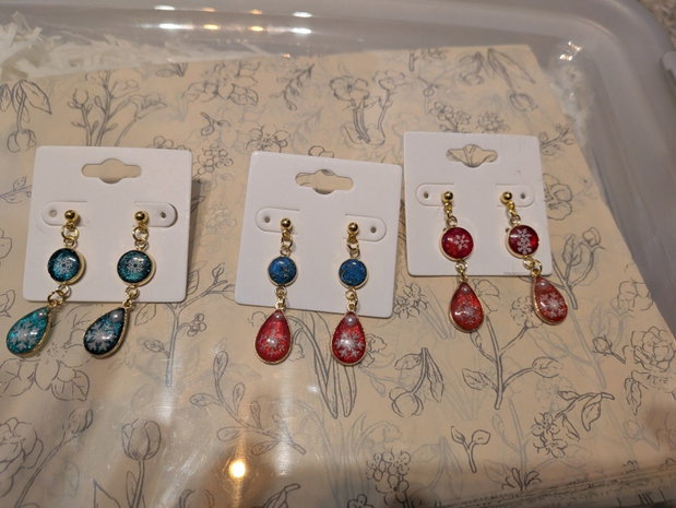 Cercei Handmade colecția de Craciun