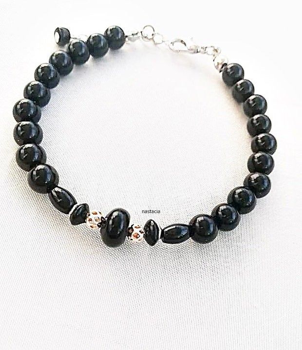 bratara onix negru