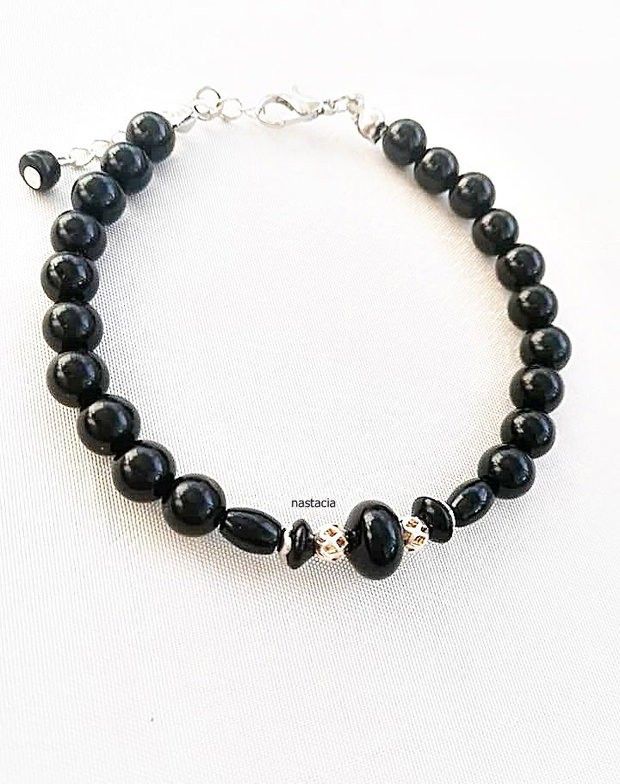 bratara onix negru