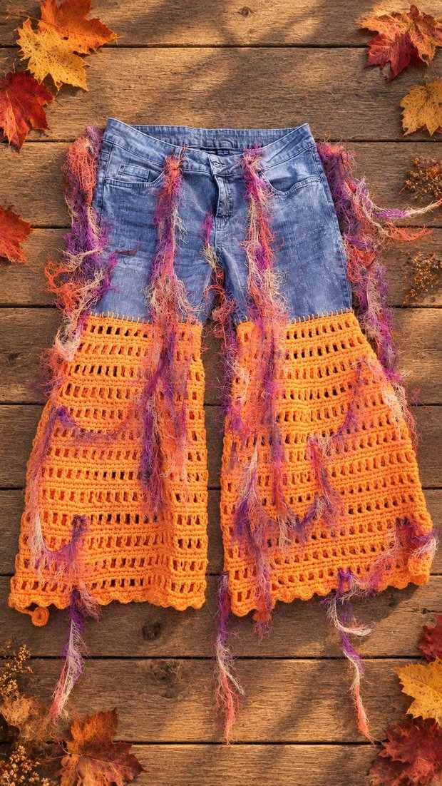 Pantaloni Foc de Toamnă model unicat Larrange
