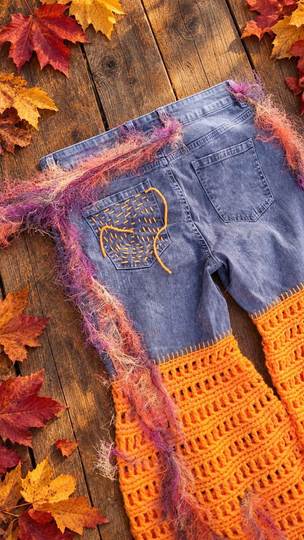 Pantaloni Foc de Toamnă model unicat Larrange