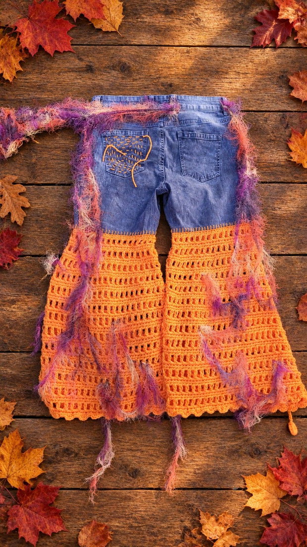 Pantaloni Foc de Toamnă model unicat Larrange