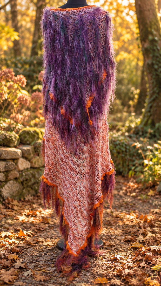 Pelerina Amurg Violet model unicat Larrange