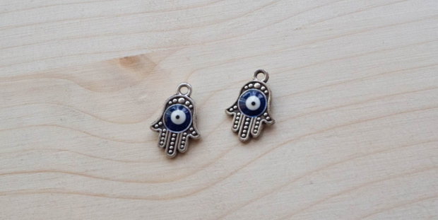 Pandantiv Mâna Fatimei cu ochi protector (evil eye)