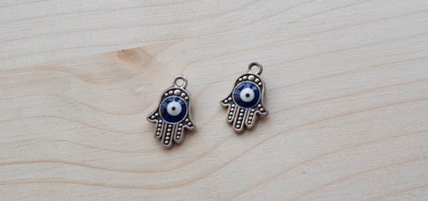 Pandantiv Mâna Fatimei cu ochi protector (evil eye)