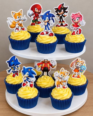 Toppere pentru brioșe Sonic