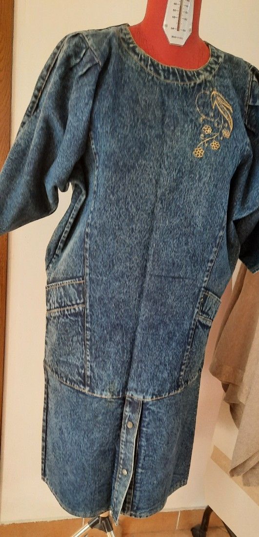 Rochie de blugi model vintage