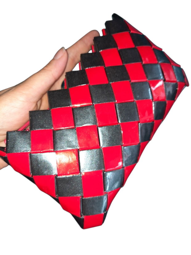 Portofel model tabla de sah