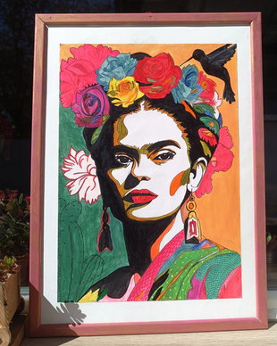 Frida Kahlo. Pop art
