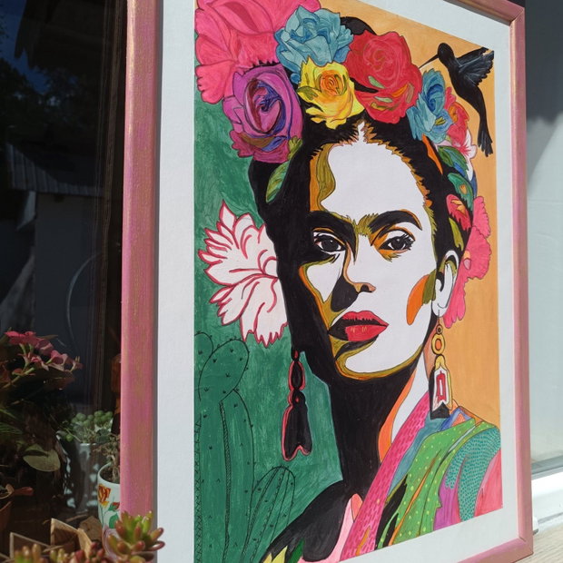Frida Kahlo. Pop art