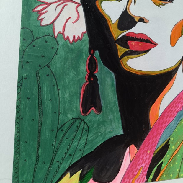 Frida Kahlo. Pop art