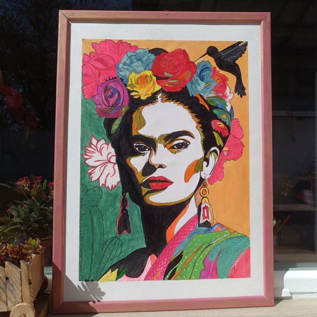 Frida Kahlo. Pop art