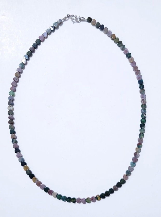 Colier argint 925 cu agat indian
