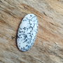 Cabochon opal dendritic, 25x13x3 mm