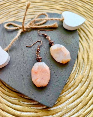Cercei vintage Agate naturale