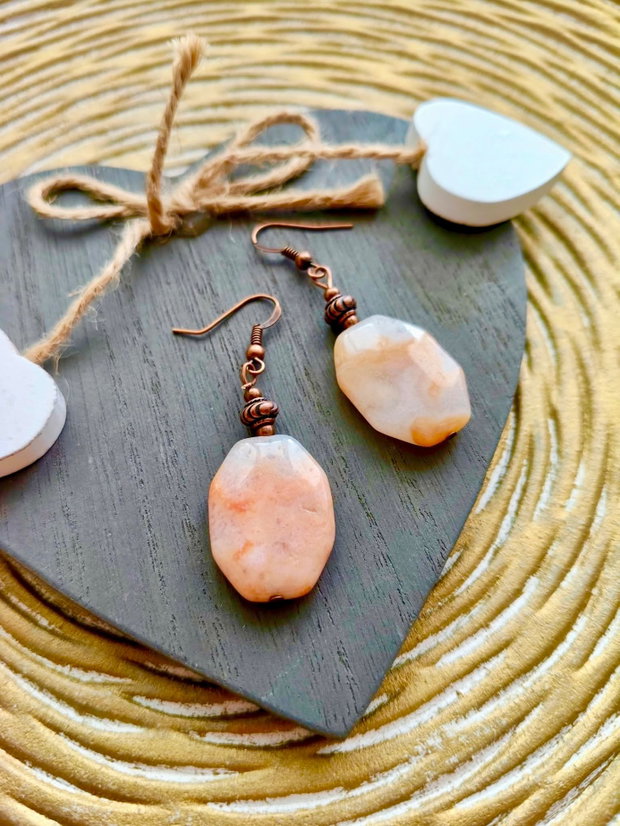 Cercei vintage Agate naturale