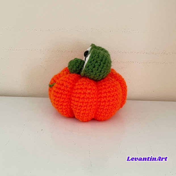 Dovleac Halloween croșetat manual decorațiune de toamnă, figurină handmade LA COMANDĂ