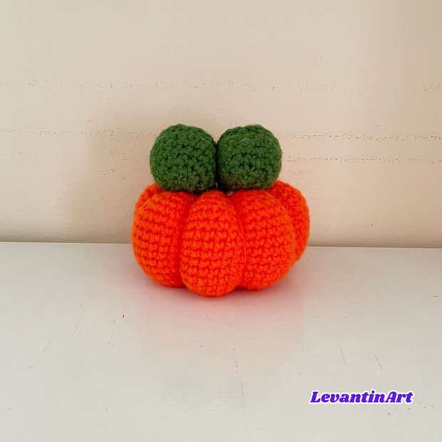 Dovleac Halloween croșetat manual decorațiune de toamnă, figurină handmade LA COMANDĂ