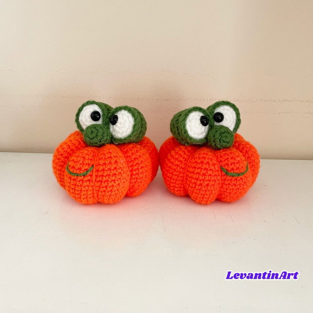 Dovleac Halloween croșetat manual decorațiune de toamnă, figurină handmade LA COMANDĂ