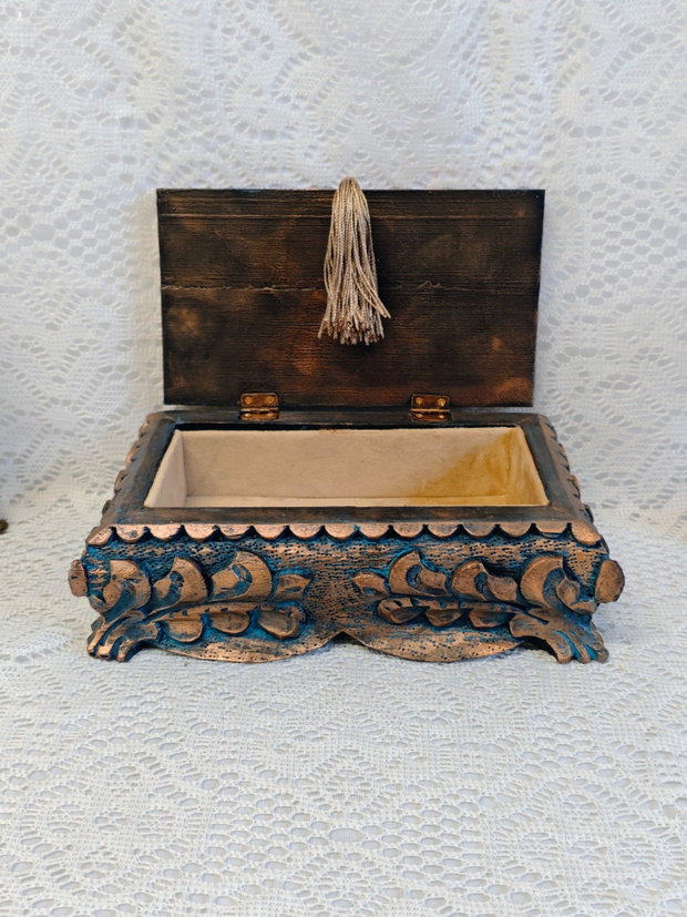Casetă lemn -Arabesque