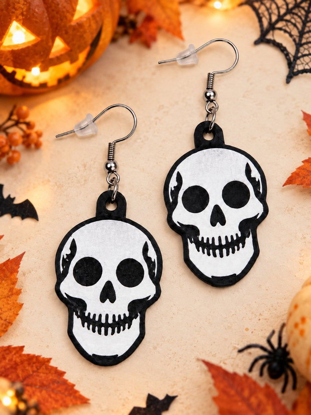 Cercei Craniu  ediție Halloween