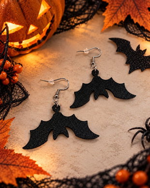 Cercei Liliac  ediție Halloween